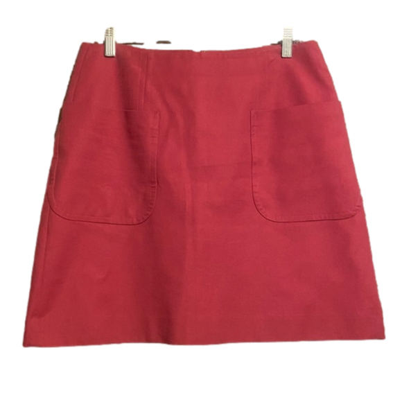 LOFT Dresses & Skirts - LOFT Pink Mini Skirt with Front Pockets Size 6